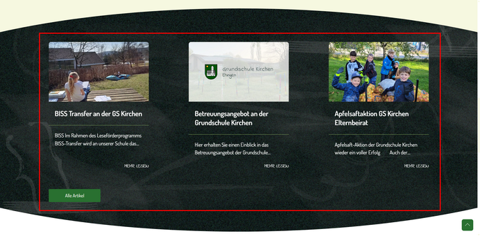 Aktuelles auf der Startseite